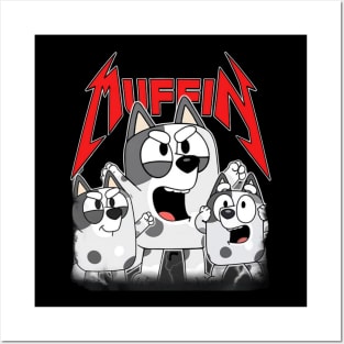 muffin funny metal Posters and Art